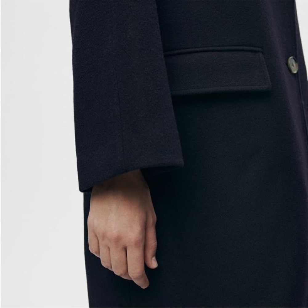 ZARA OVERSIZED WOOL BLEND COAT ZW COLLECTION - Picture 15 of 16